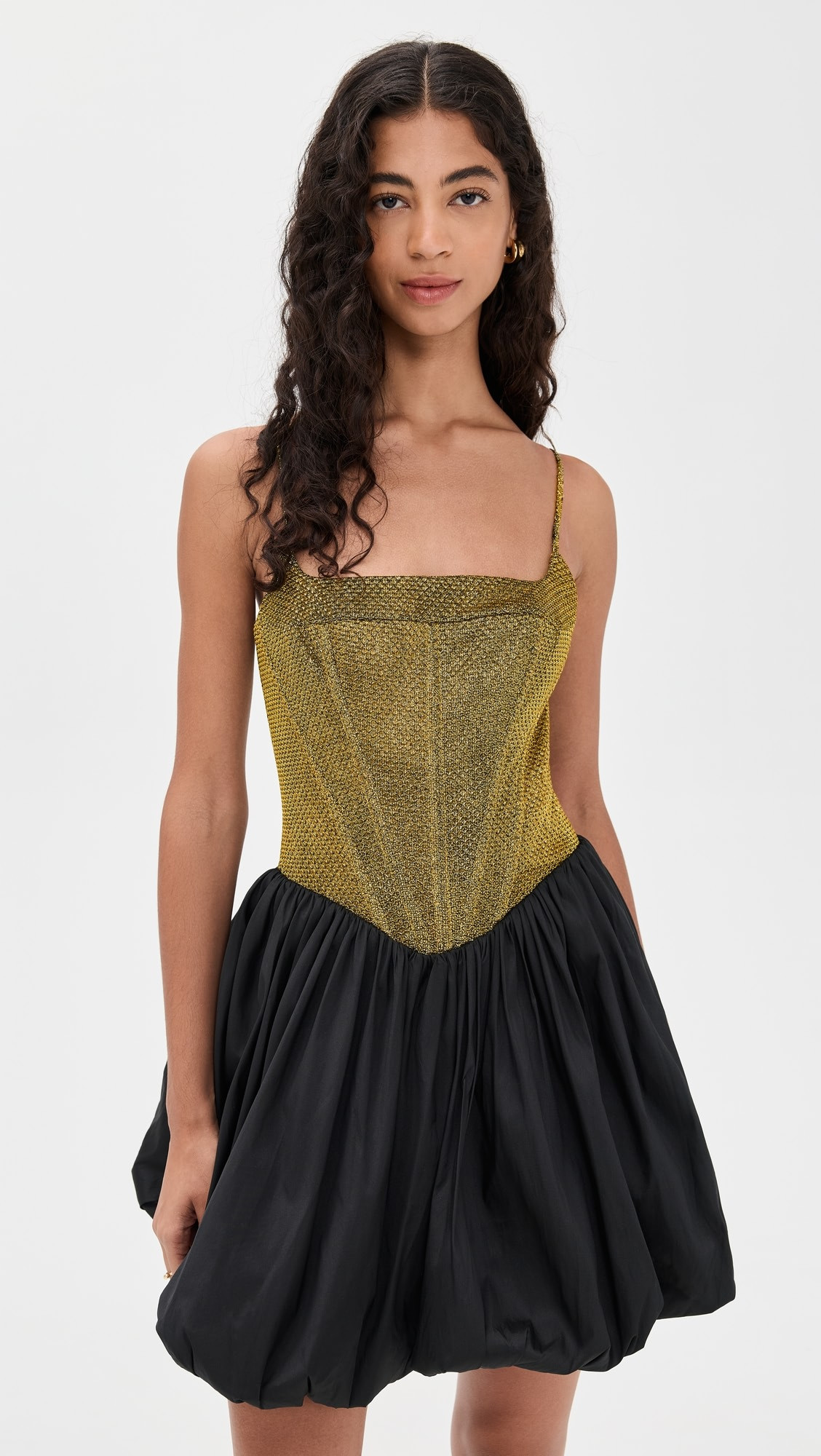 Golden Weave Mini Dress | Shopbop
