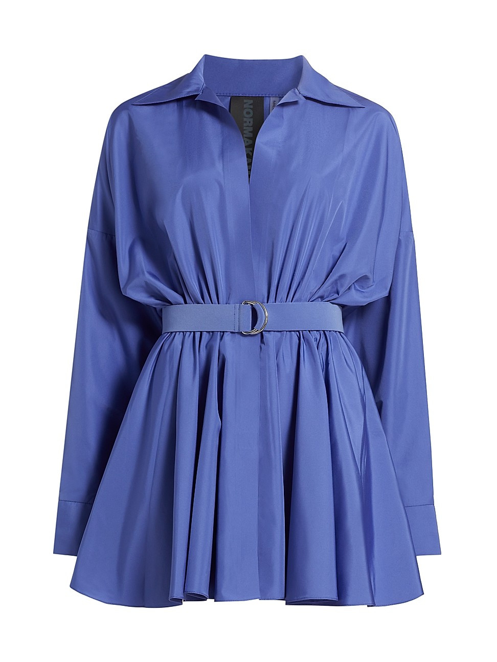 Women's Oversized Mini Shirtdress - Military Blue - Size Small | Saks Fifth Avenue