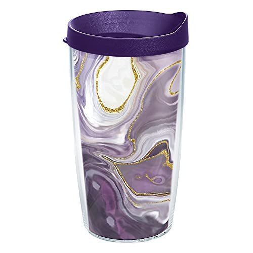 Tervis Marble - Alexandrite Made in USA Double Walled Insulated Tumbler Travel Cup Keeps Drinks Cold & Hot, 16oz, Classic | Amazon (US)