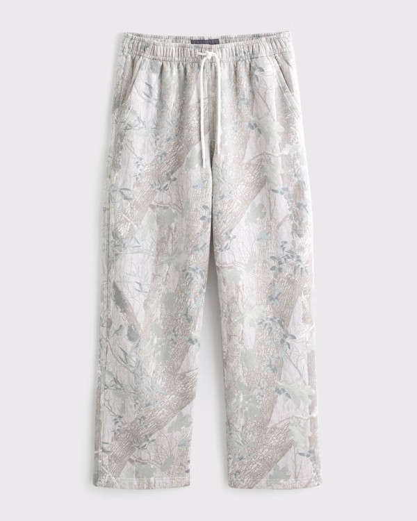 Men's Essential Baggy Open-Hem Sweatpant | Men's Bottoms | Abercrombie.com | Abercrombie & Fitch (US)