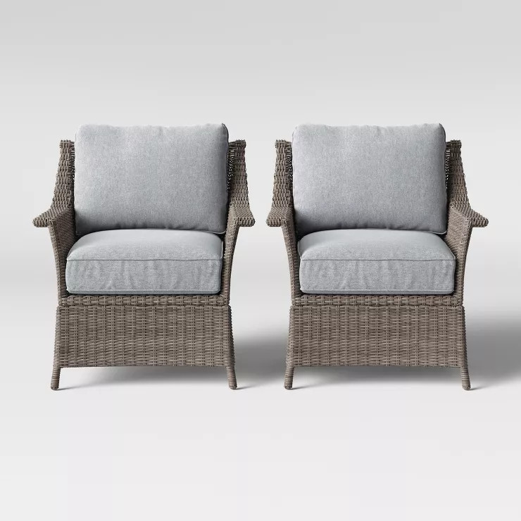 Foxborough 2pk Patio Club Chair - Threshold™ | Target