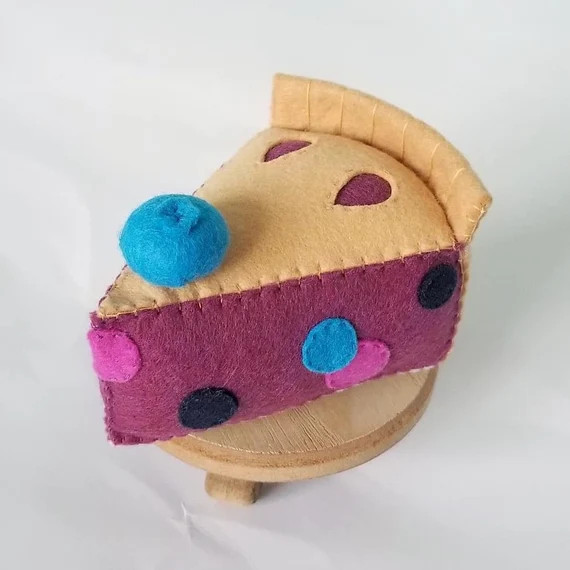 Felt Berry Pie Slice | Etsy (US)
