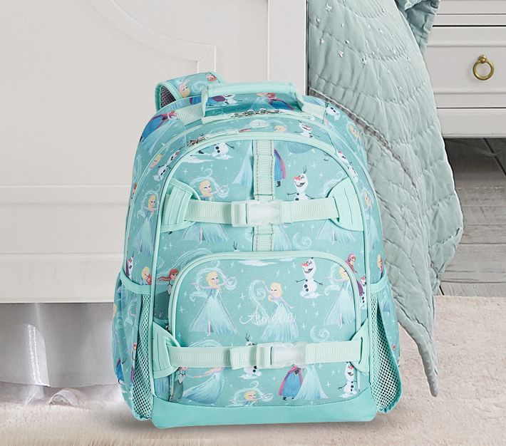 Mackenzie Aqua Disney Frozen Backpacks | Pottery Barn Kids