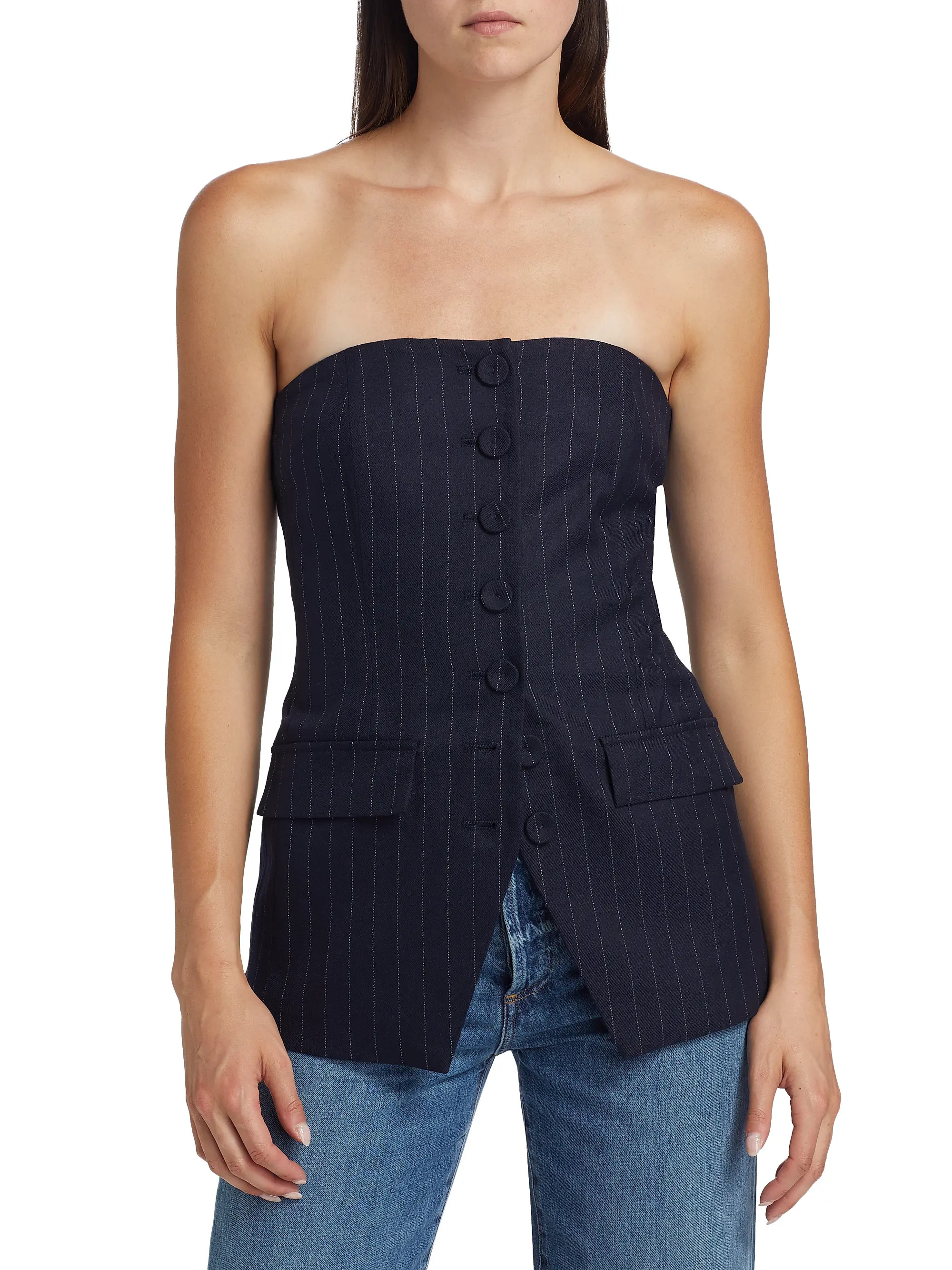Favorite DaughterThe Phoebe Bustier Top | Saks Fifth Avenue