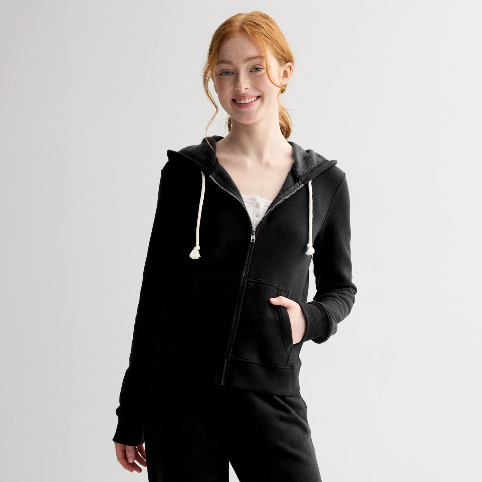 Juniors' SO® Core Zip-Up Hoodie | Kohl's