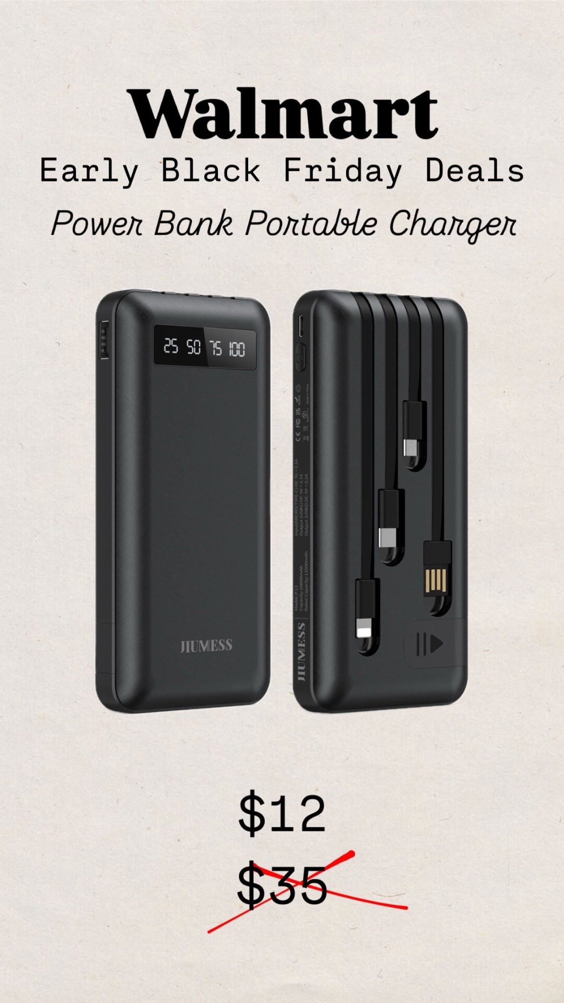 Walmart early Black Friday deals
Home
@walmart
#walmartfinds
Walmart deals
Black Friday deals
Sale
Home finds
Gifts for grandparents
Gifts for her
Gifts for him
Gifts for in-laws 
Power bank
Portable charger
Gifts for traveler

#LTKGiftGuide #LTKSaleAlert #LTKCyberWeek