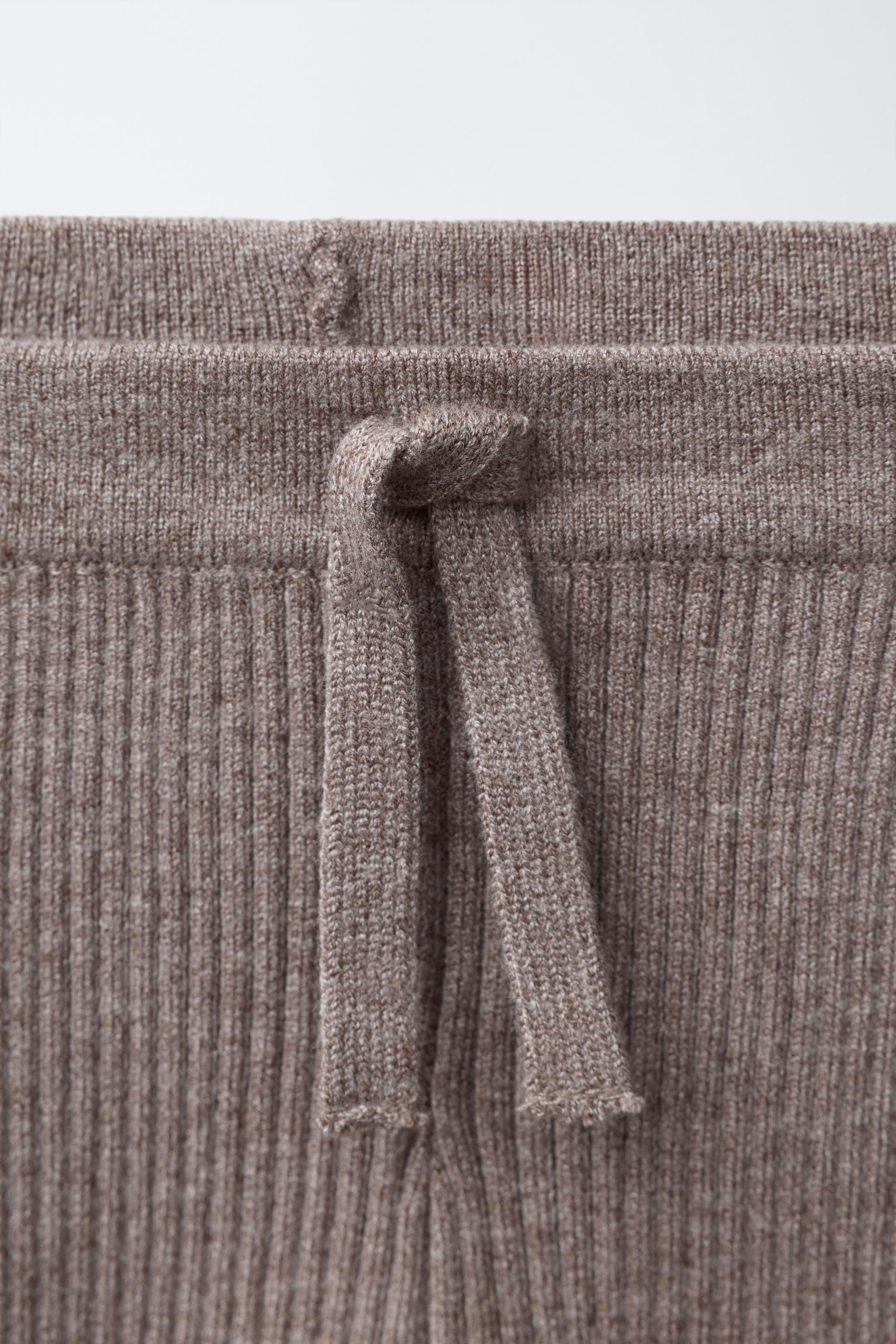 RIBBED KNIT LEGGINGS | Zara US