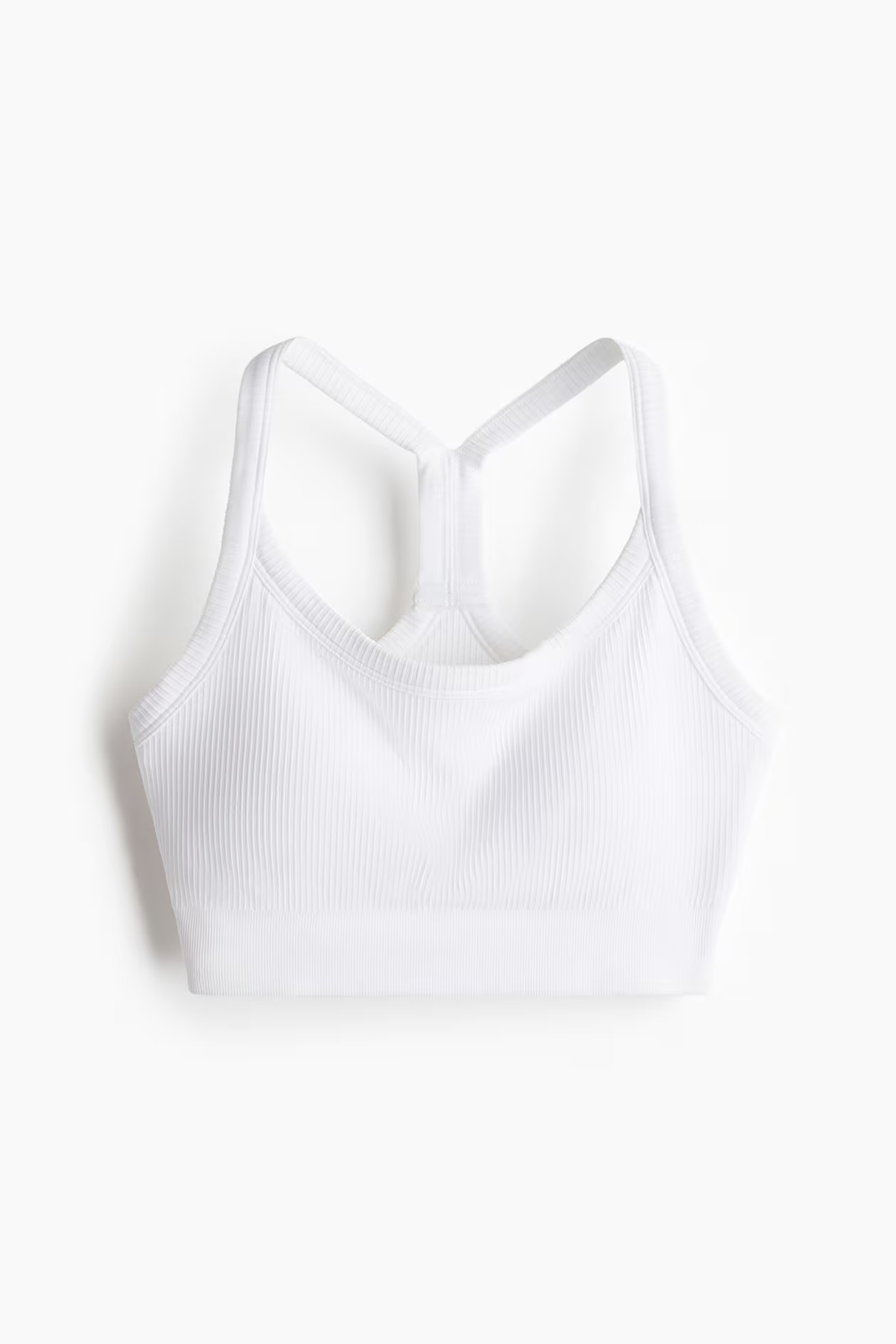 Seamless Medium-Support Sports Bra with DryMove™ | H&M (US + CA)