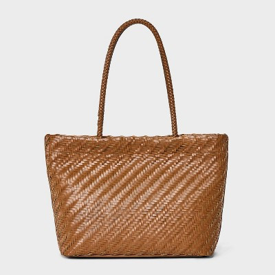 Woven Tote Bag - A New Day™ Brown | Target