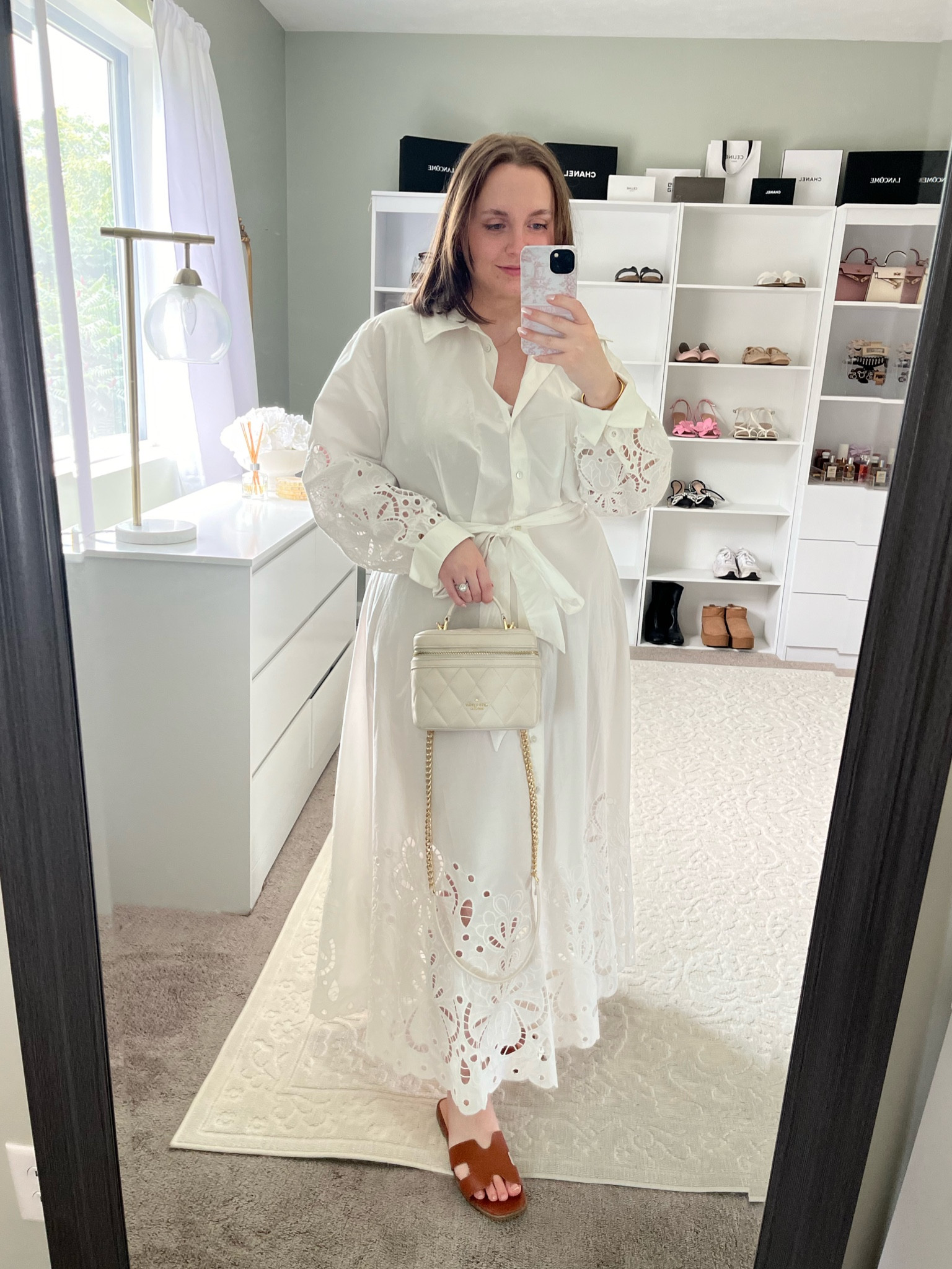 Outfit of the day 🎀 wearing size large in dress & 7 in shoes 

Summer outfit, summer outfit inspo, ootd, outfit inspo, outfit ideas, sundress, white dress, maxi dress, graduation dress, midsize style, midsize outfit ideas, neutral outfit inspo

#LTKStyleTip #LTKSeasonal #LTKMidsize