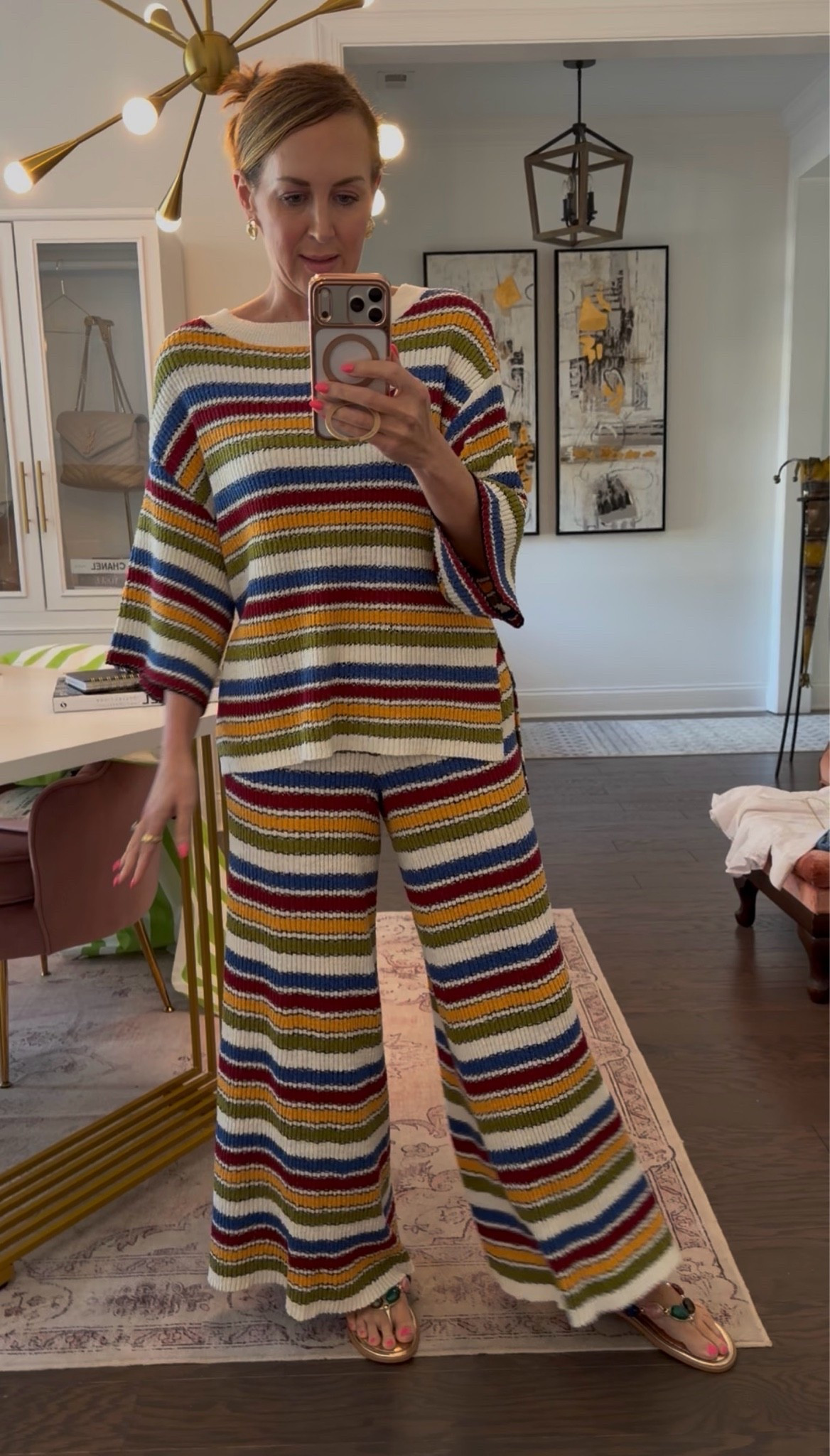 Free people striped set
Size XS

#LTKOver40 #LTKSeasonal #LTKootd