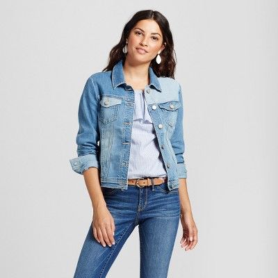 Women's Modern Fit Reworked Denim Jacket - Crafted by Lee® Light Wash | Target