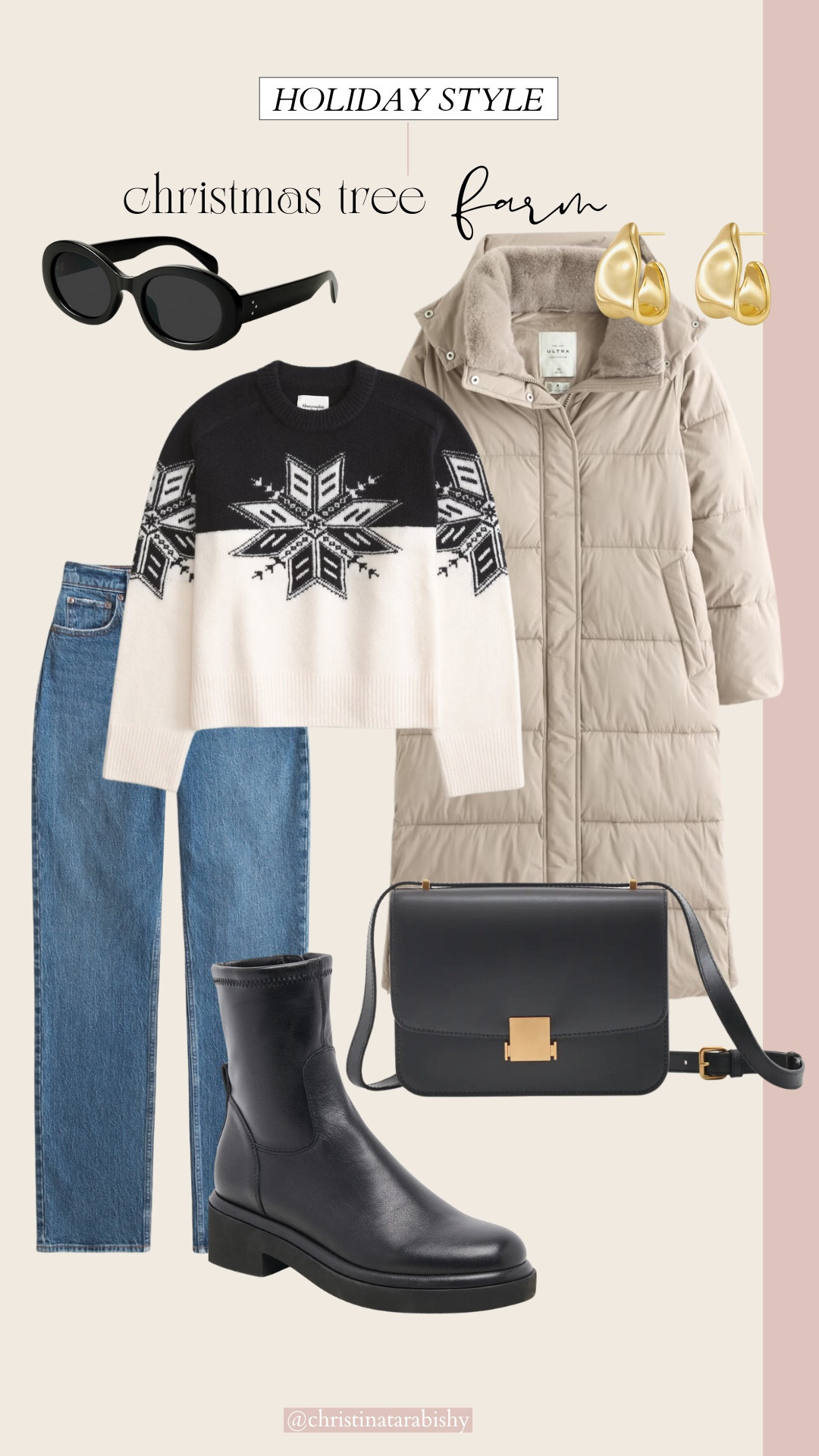 Cozy outdoor holiday look. Christmas tree farm outfit  

#LTKFindsUnder100 #LTKHoliday #LTKSeasonal