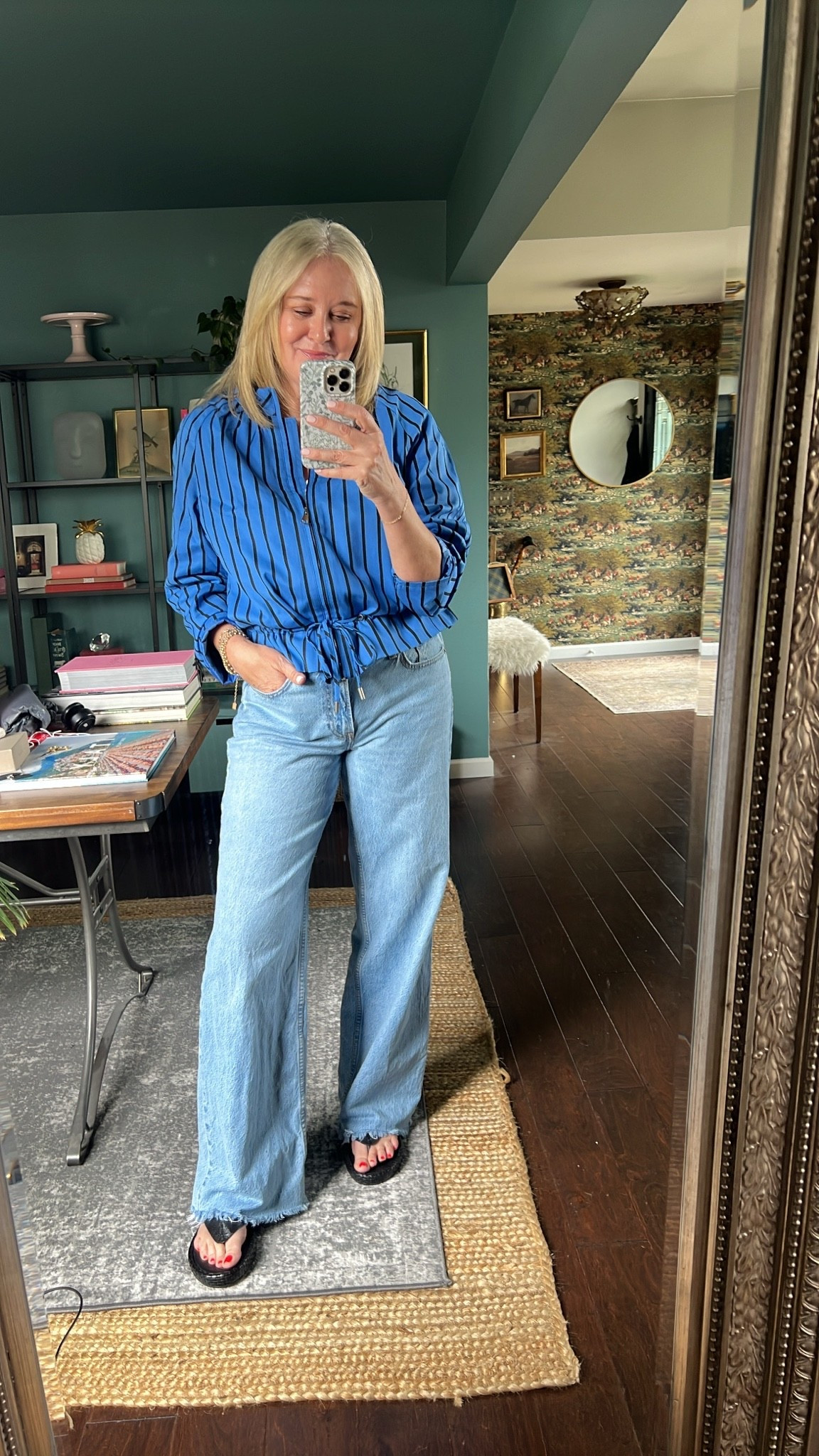 Today’s look!
Jacket size medium
Jeans sized up one
Shoes tts

Donald Pliner

#LTKdayinmylife #LTKootd #LTKOver40