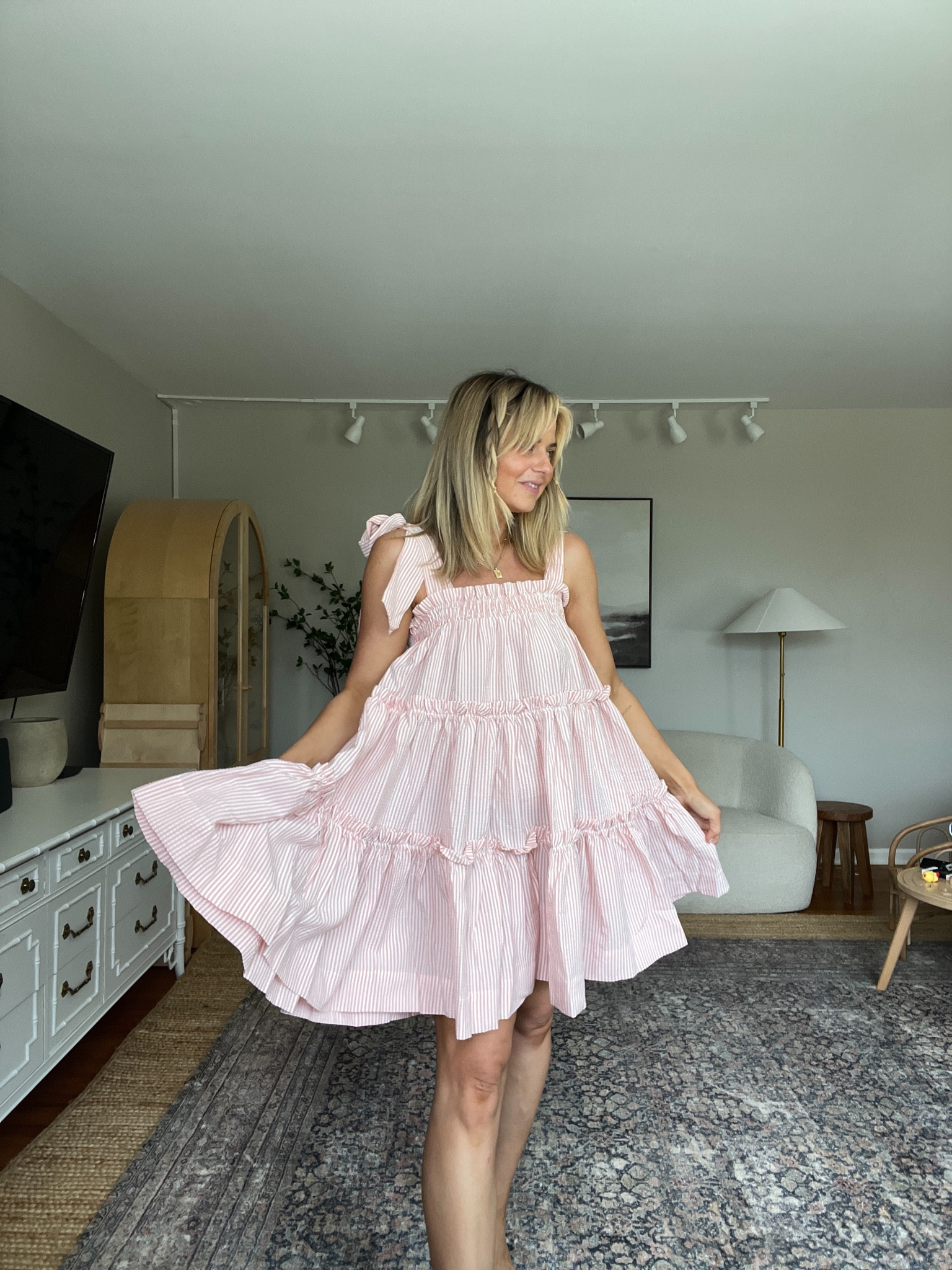 Becky Midi Dress - Pink curated on LTK