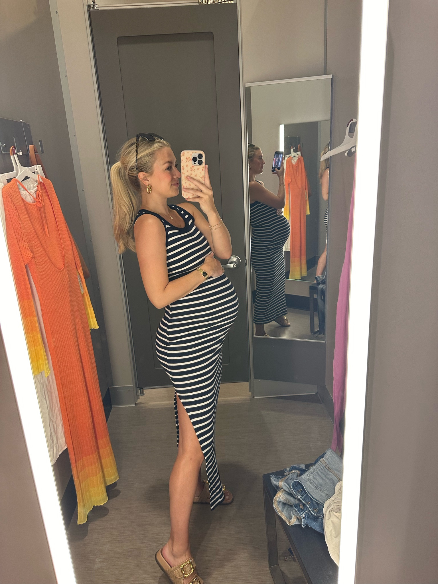 Love the horizontal lines! So summer!

#LTKBump #LTKBaby