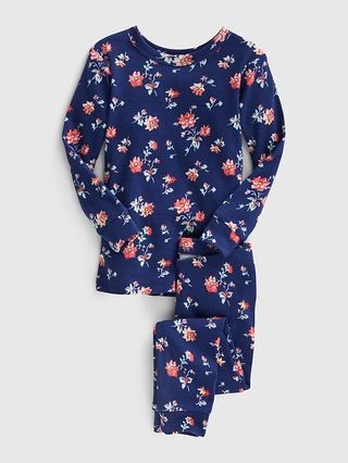 babyGap Floral Long Sleeve PJ Set | Gap (US)