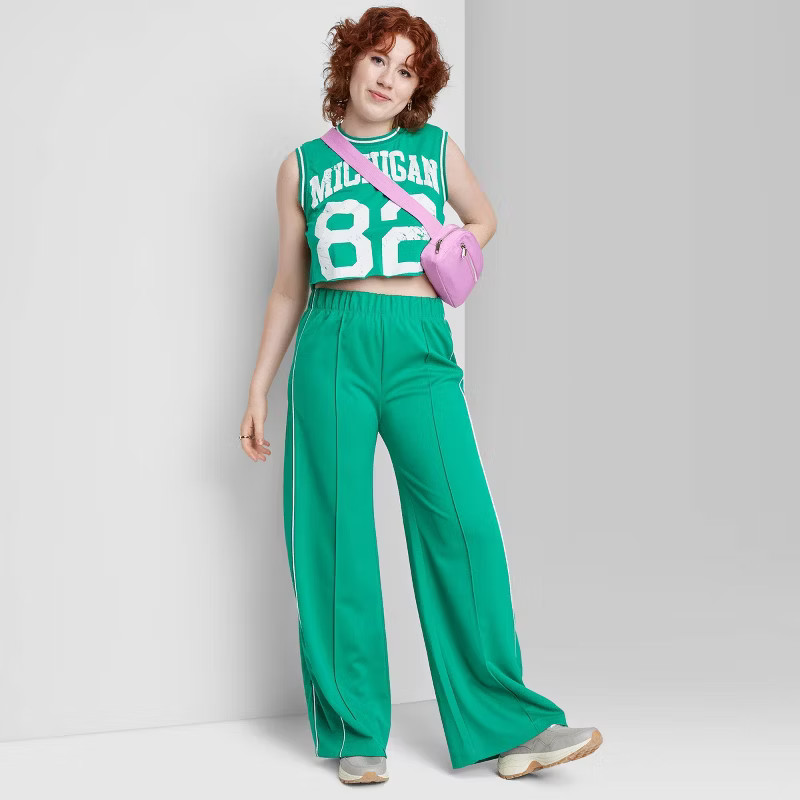 Women's Wide Leg Track Pants - Wild Fable™ | Target