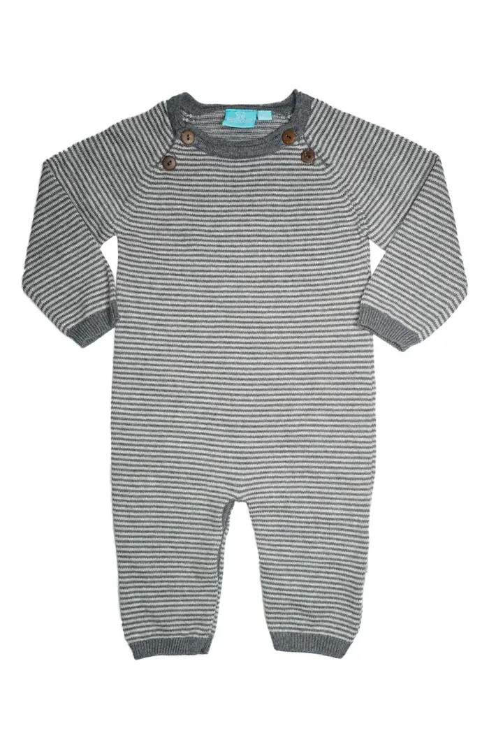 Bear Camp Stripe Print Sweater Knit Romper | Nordstrom | Nordstrom