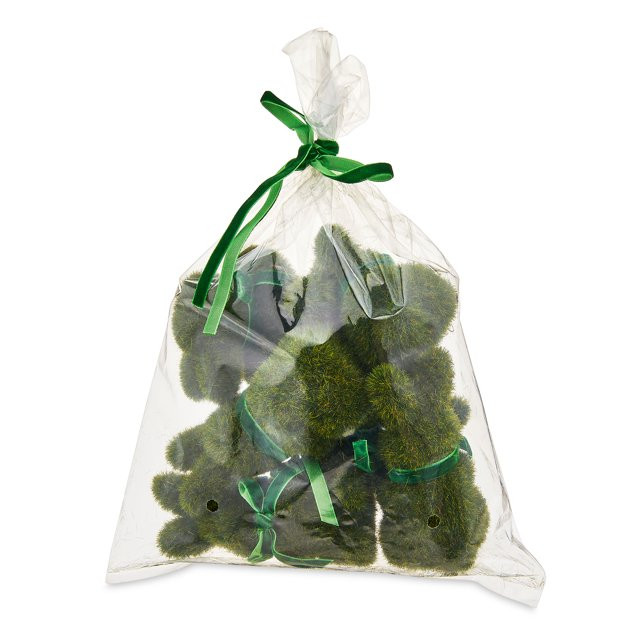 Easter Flocked Green Bunny Decorations, 6 Count, by Way To Celebrate - Walmart.com | Walmart (US)