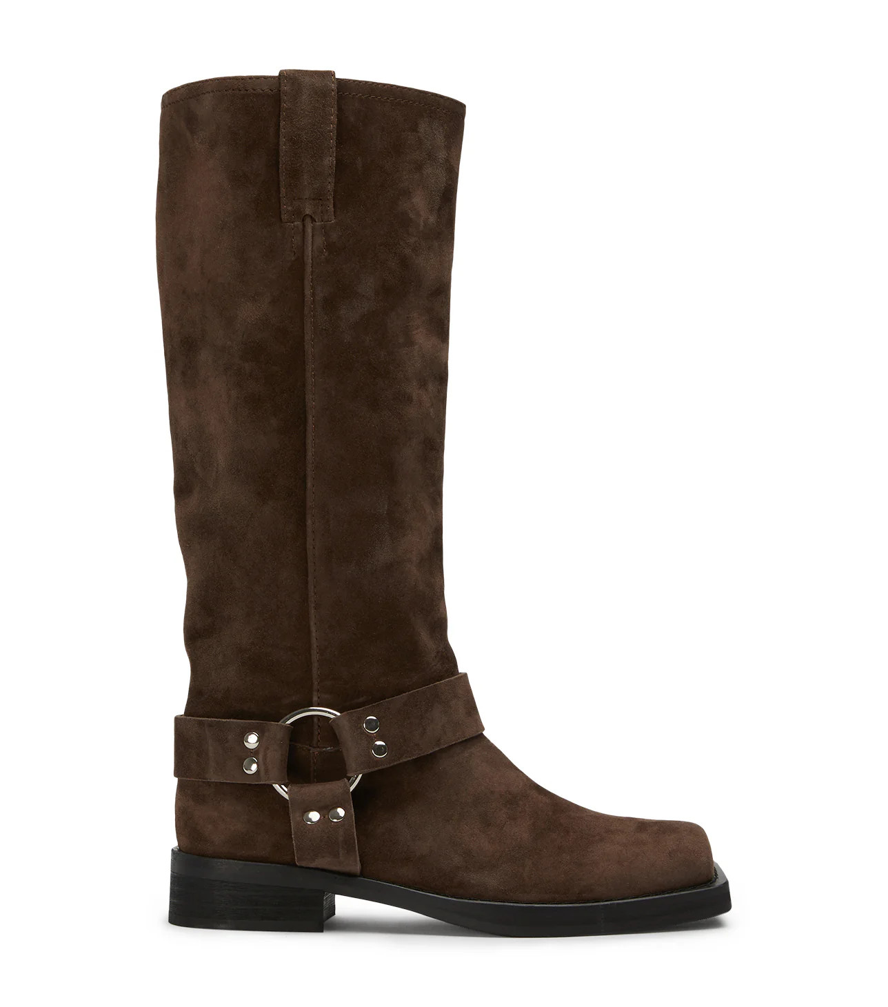 Biker Espresso Suede Calf Boots | Tony Bianco (Australia & New Zealand)