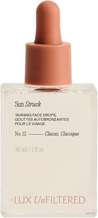 + Lux Unfiltered N°12 Sun Struck Bronzing Face Tanning Drops - Gradual Self Tanner - Natural Glo... | Amazon (US)