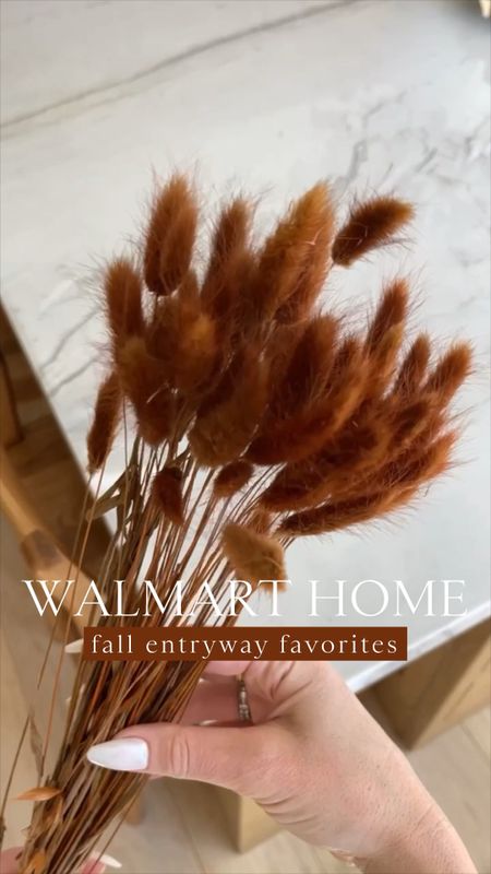 HOME \ sharing a few of my @Walmart FALL home favorites + how I style them in my entryway!🍂 
+ brown dried grasses
+ wood tray
+ woven pumpkins
+ eucalyptus wreath 

#walmartpartner #walmartfinds #IYWYK

#LTKSeasonal #LTKhome #LTKfindsunder50