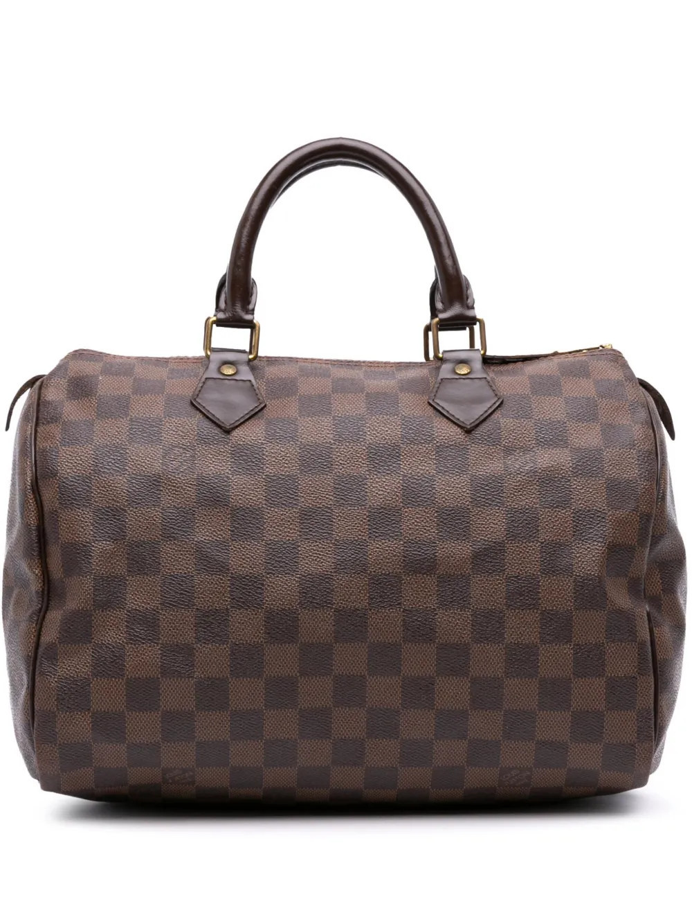 Louis Vuitton Pre-Owned 2010 Damier Ebene Speedy 35 boston bag - Brown | Farfetch Global
