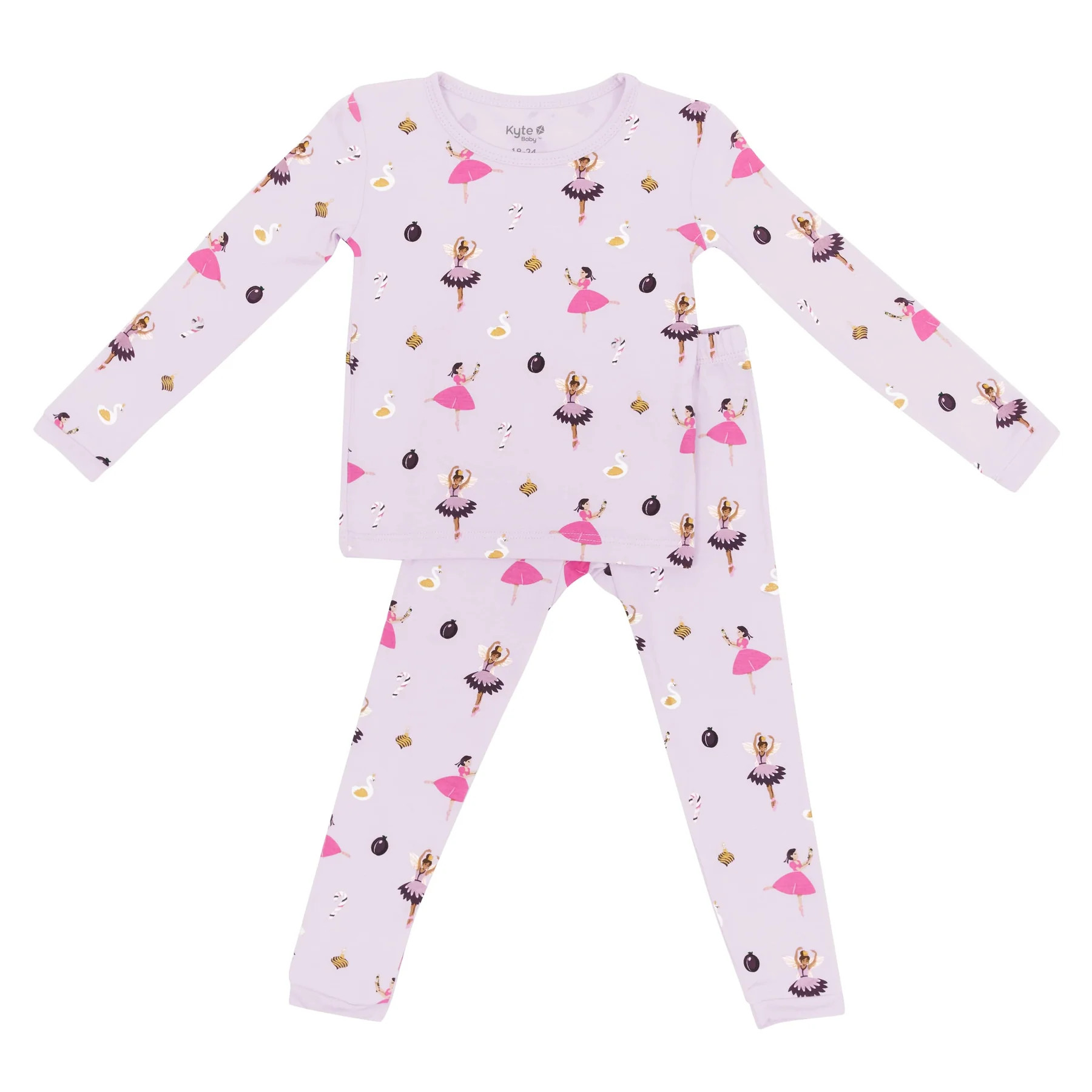 Long Sleeve Pajamas in Sugar Plum | Kyte BABY
