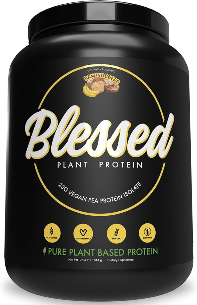 Blessed Vegan Protein Powder - Plant Based Protein Powder Meal Replacement Protein Shake, 23g of ... | Amazon (US)