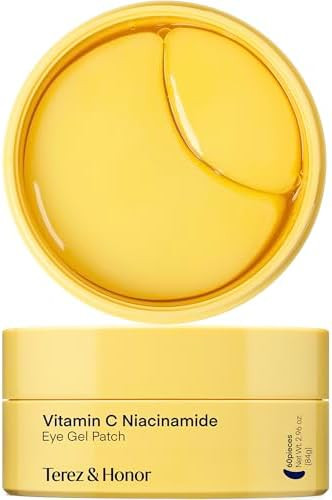 TEREZ & HONOR Vitamin C Eye Patches - 60 Pcs Korean Brightening & Hydrating Under Eye Masks with ... | Amazon (US)