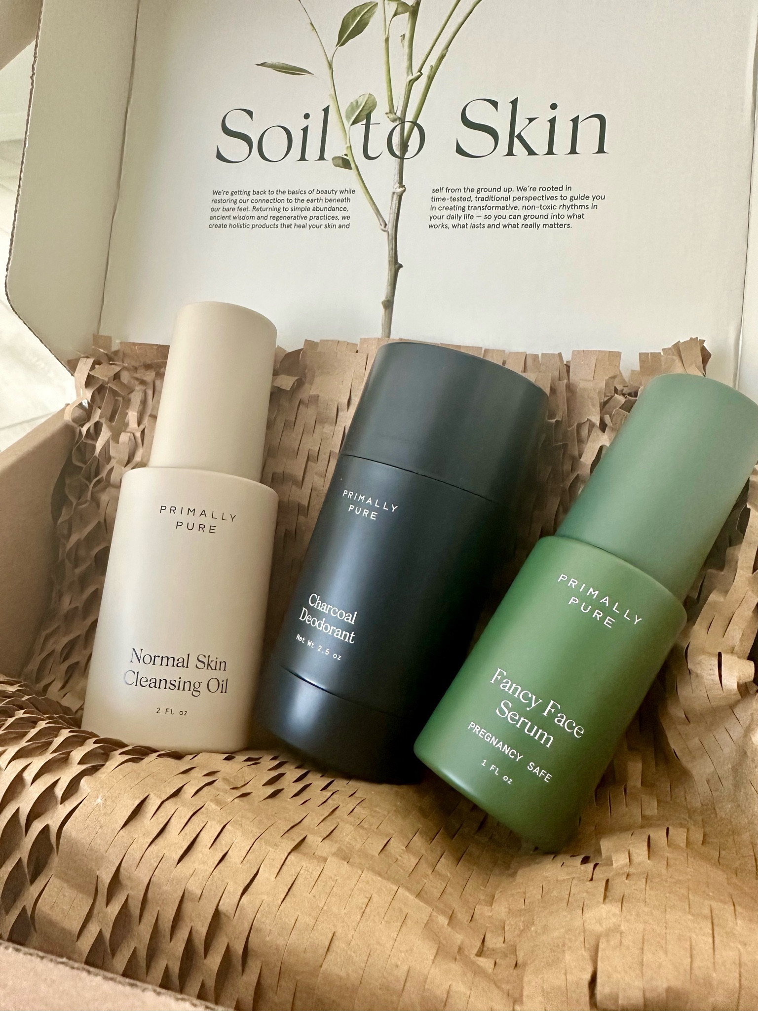 Starting my new skincare journey with Primally Pure! I am always shifting to more conscious, nontoxic products and my skincare was next on the list. 

If you want to join this skincare journey with me, get 5% off with my code...
SIMPLYASHLEYGRAHAM 

#LTKBump #LTKFindsUnder100 #LTKBeauty