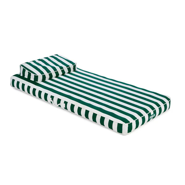 Fabric Classic Mat Loungr
                      Green Cabana Stripe | FUNBOY