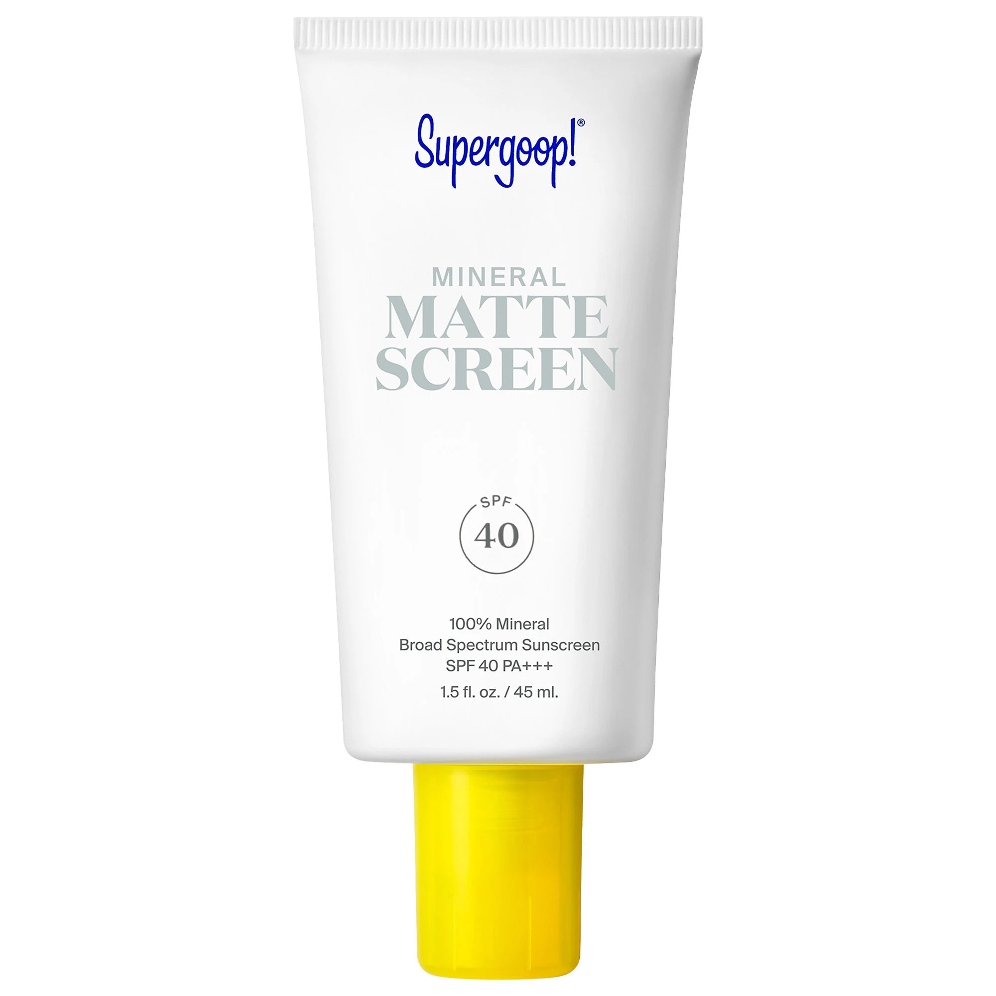 Supergoop! 100% Mineral Mattescreen Sunscreen SPF 40 1.5 oz/ 45 mL | Sephora (US)