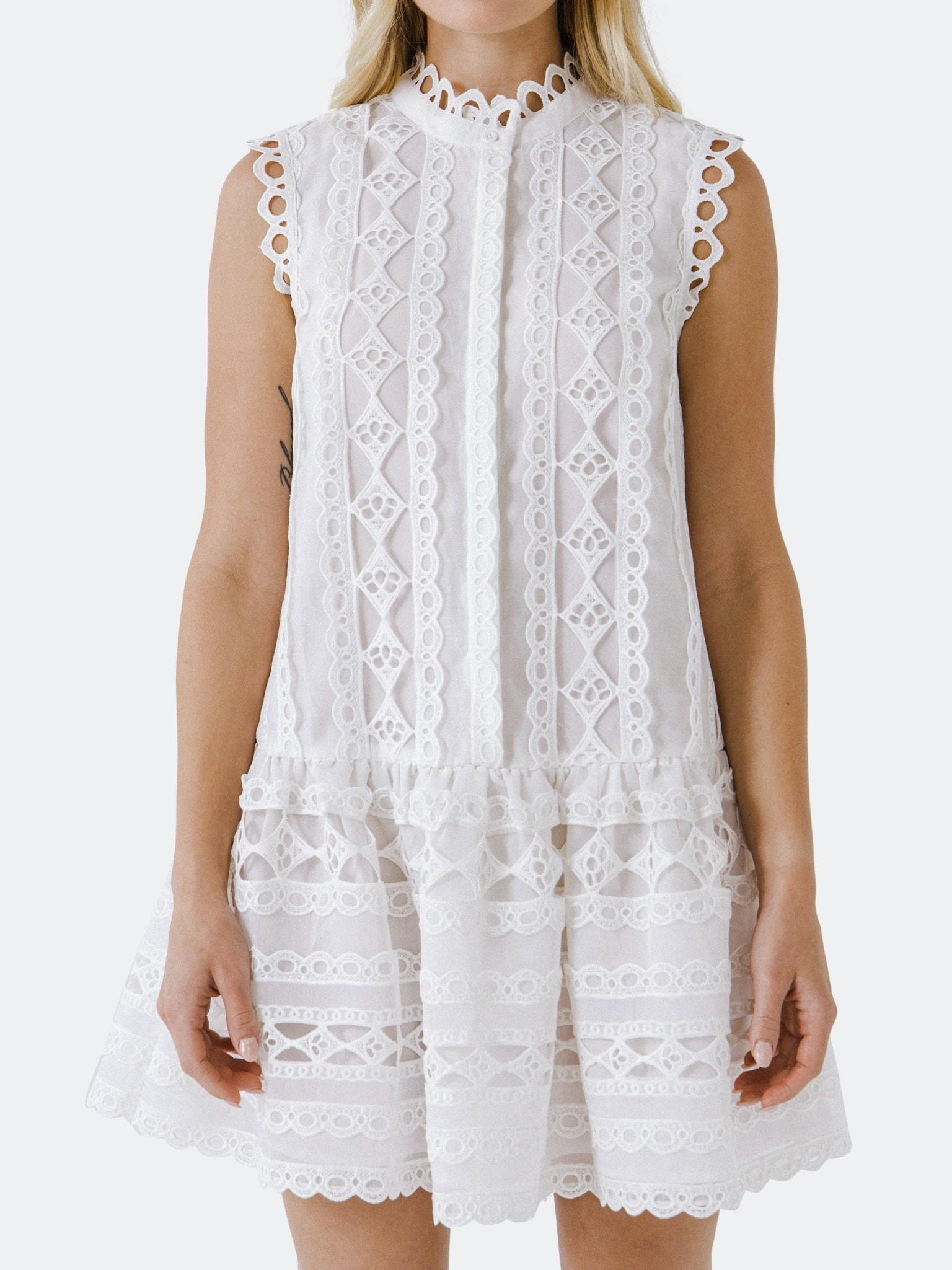 Lace Mini Dress | Verishop