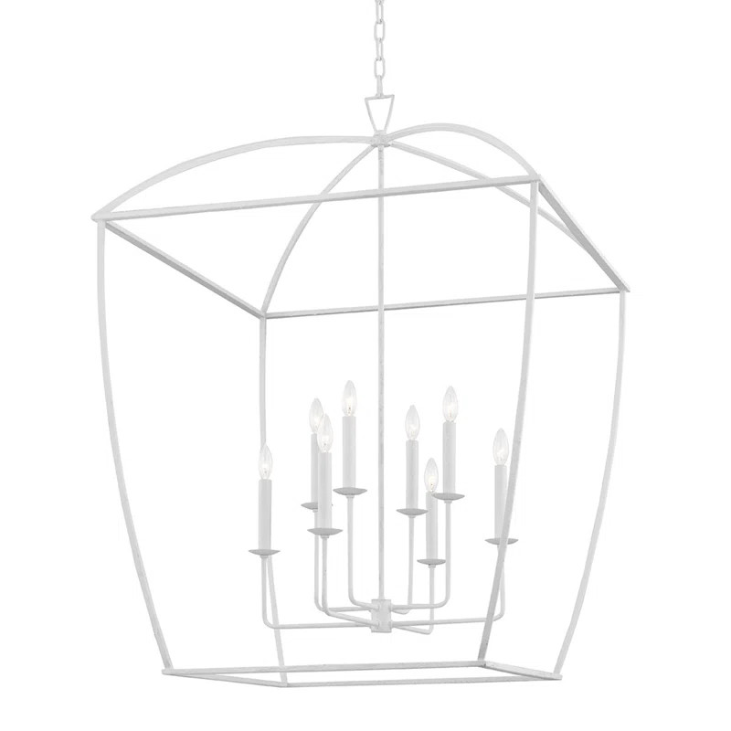 Bryant 8 - Light Dimmable Lantern Square / Rectangle Chandelier | Wayfair North America