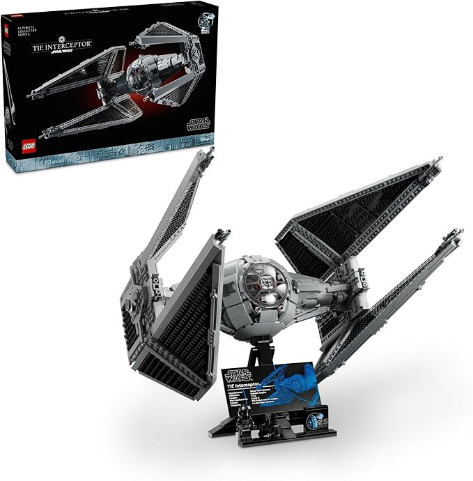 LEGO Star Wars Ultimate Collector Series TIE Interceptor Model Building Set, Star Wars Collectibl... | Amazon (US)
