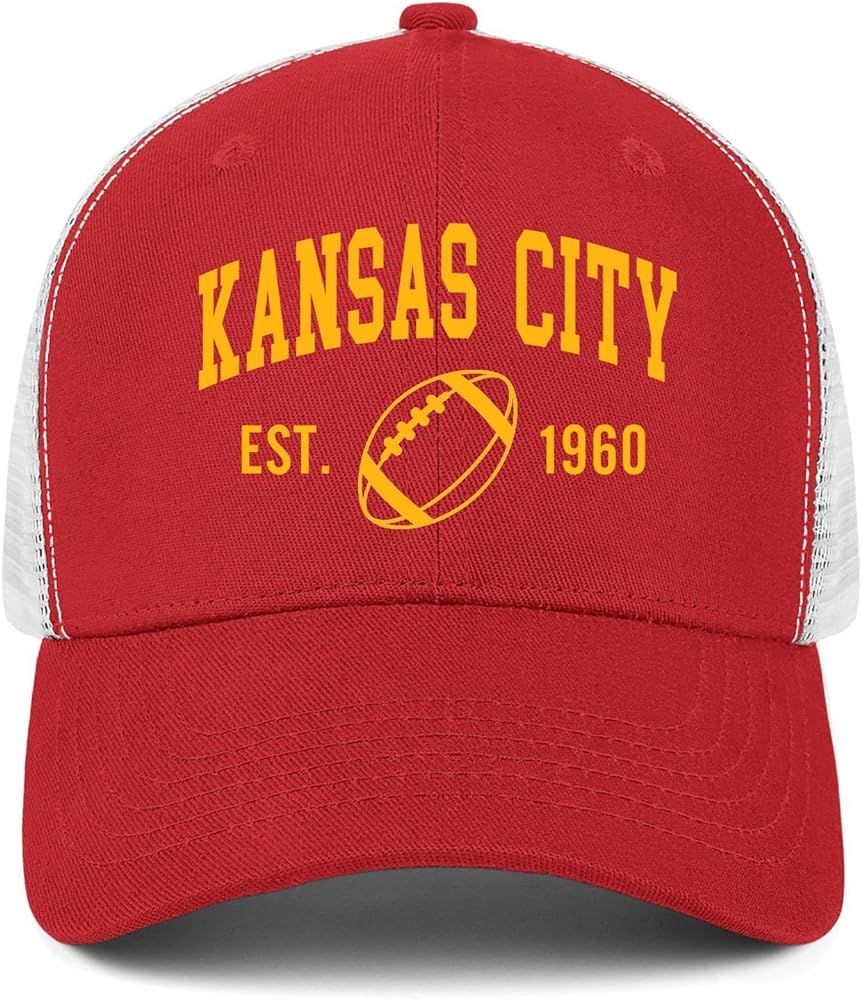 Waykingo Hat Gifts for Men Women Embroidered Baseball Cap Adjustable Snapback Mesh Trucker Hat | Amazon (US)