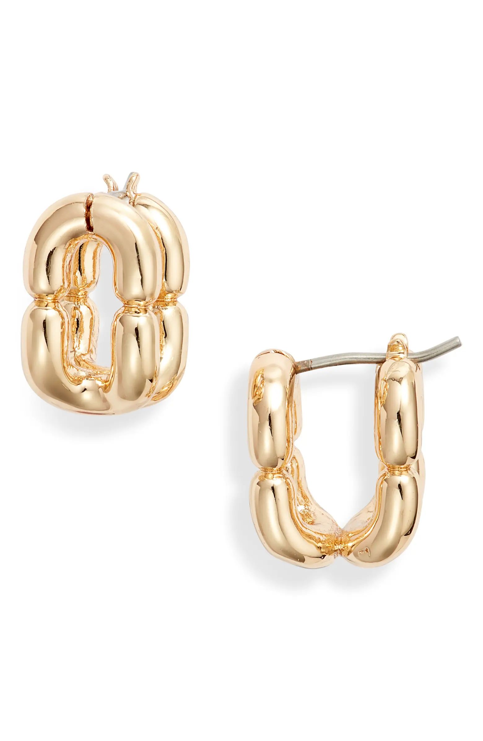 Balloon Link Huggie Hoop Earrings | Nordstrom