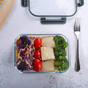 [10-Pack] Glass Meal Prep Containers with Lids, MCIRCO Food Storage Containers with Snap Locking ... | Amazon (US)