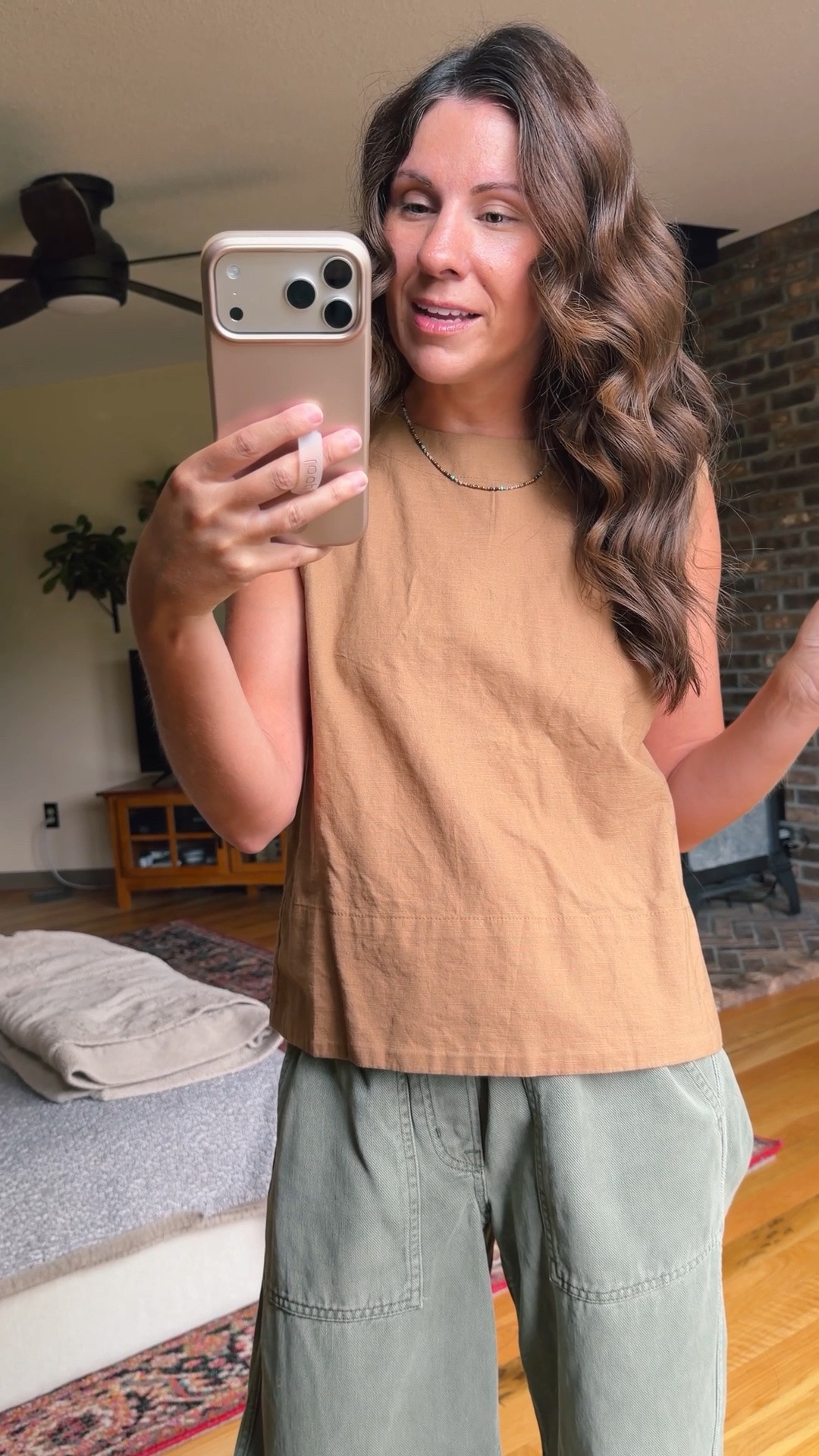 small in my tank (cotton/linen) and xs short/petite in my pants. My sandals are size 6. My necklace is sold out so linked similar ones. 

Also linked my hair oil I’ve been using and my curling iron (I used the 1” today but own the 3/4”, 1”, and 1 1/2” sizes).

#LTKBeauty #LTKPetite #LTKootd