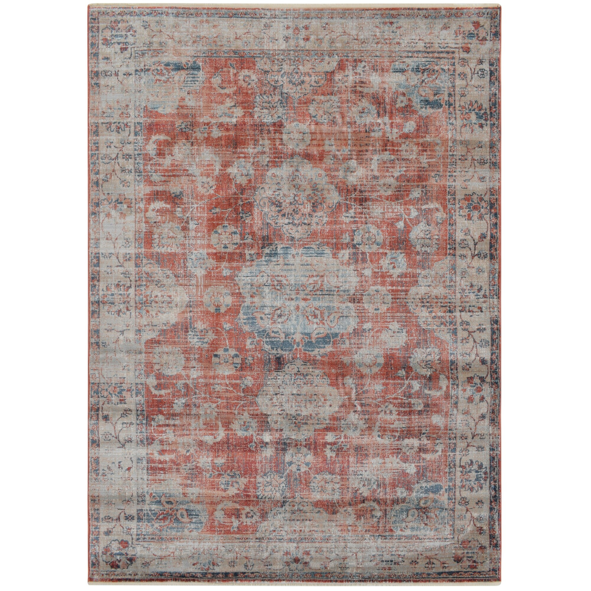 Red Bahama Power-Loomed Rug | Temple & Webster AU