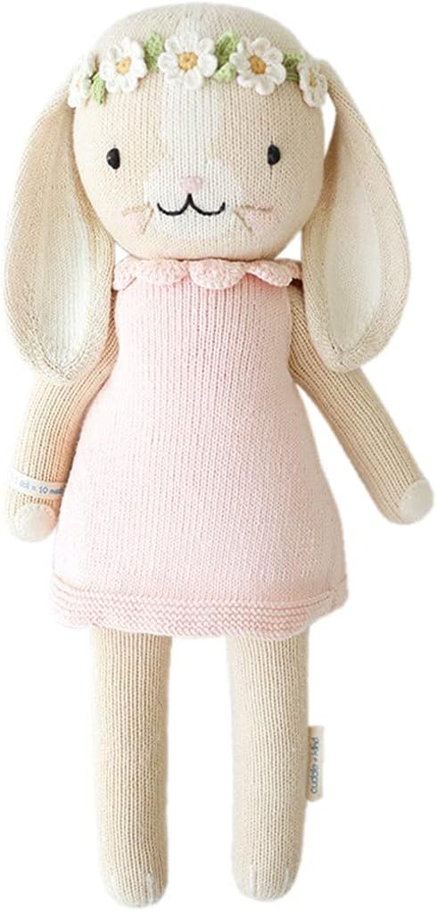 Hannah The Bunny Blush Little 13" Hand-Knit Doll – 1 Doll = 10 Meals, Fair Trade, Heirloom Qual... | Amazon (US)