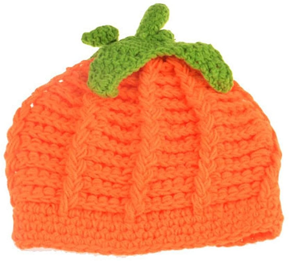 Baby Crochet Pumpkin Hat Toddler Knitted Beanie Halloween Infant Hooded Cap JHH02 | Amazon (US)