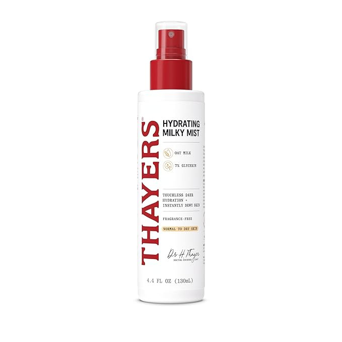 THAYERS Milky Mist with Oat Milk & 7% Glycerin, Facial Spray for Skin Barrier Repair & 24 Hour Hy... | Amazon (US)