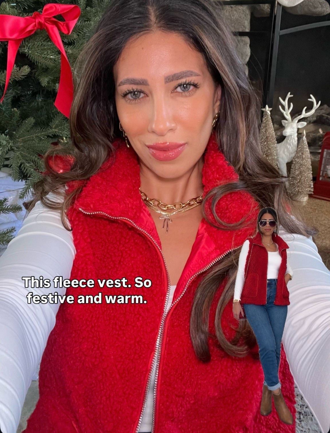 Obsessed with this fleece vest! So cute and comfy 

#LTKFindsUnder50 #LTKSeasonal #LTKHoliday