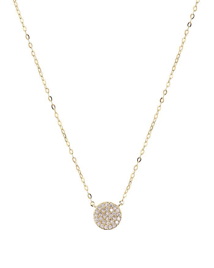 Small Circle Pendant Necklace, 14" | Bloomingdale's (US)