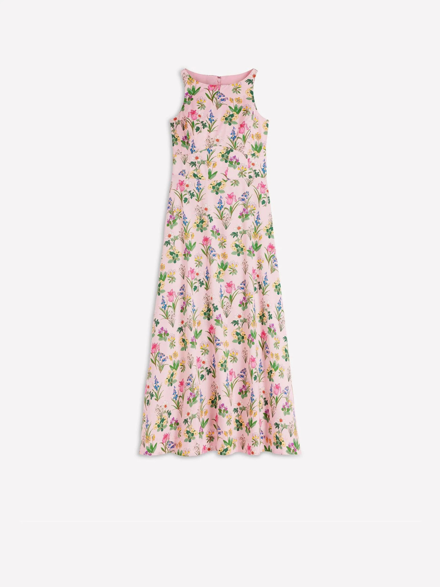Boden Boden Pink Silvia Boned Bodice Maxi Dress | Next US