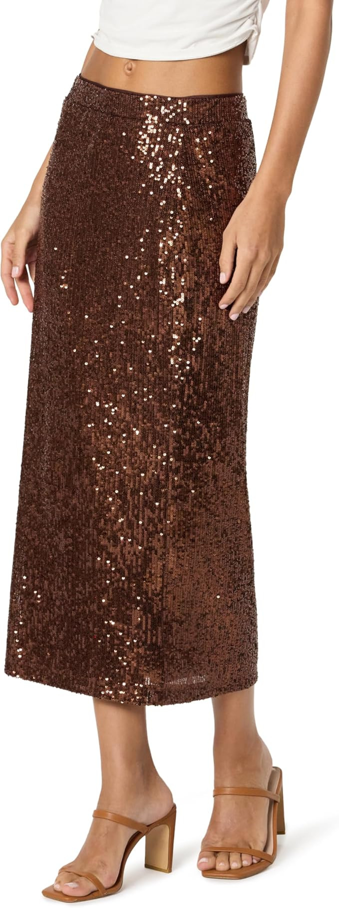 The Drop Women's Bianca Sequin Midi Skirt | Amazon (US)