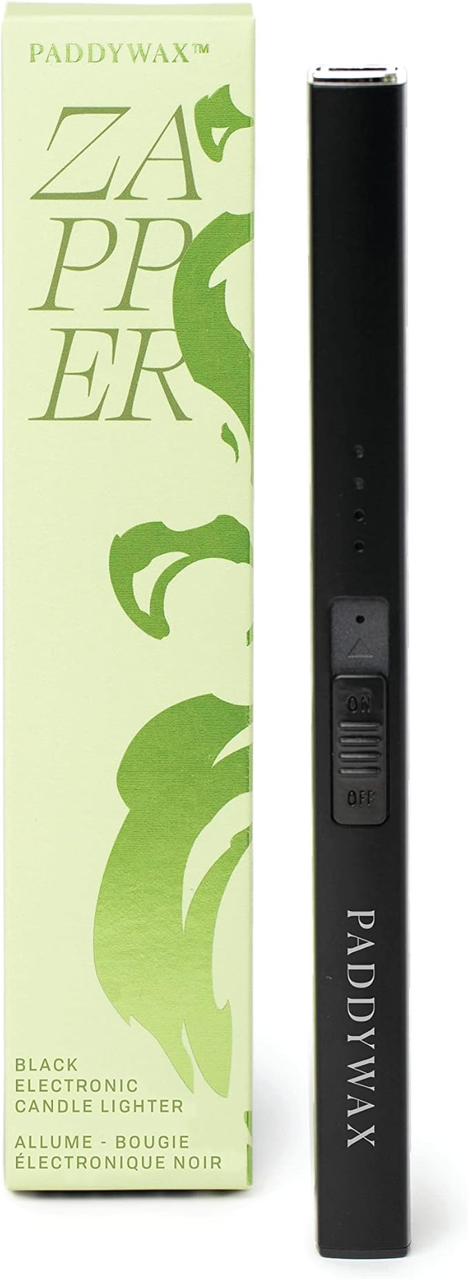 Paddywax Electronic Lighters Rechargeable USB Flameless Zapper Electric Candle Lighter, 7.5" Long... | Amazon (US)